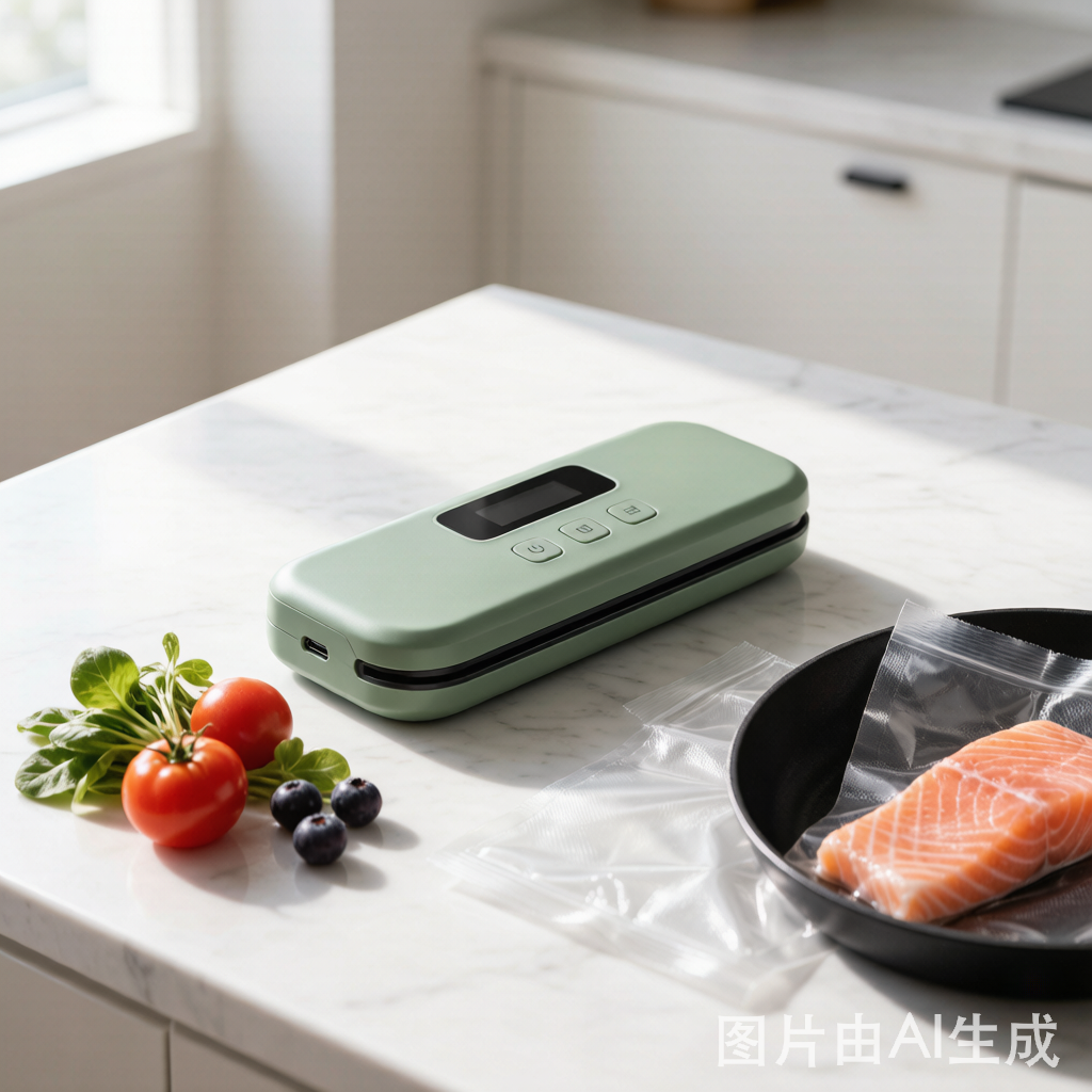 [跨境选品] 智能迷你真空保鲜机：食物浪费焦虑催生的厨房新蓝海